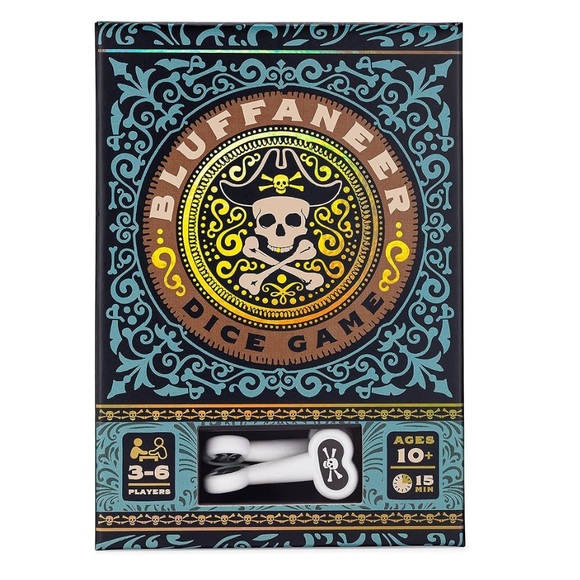 Bluffaneer Dice Game Family Party Game Bone-Shaped Dice Board Game - Picture 2 of 4